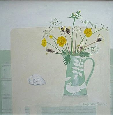 Wild flowers in Ken’s Jug by Gemma Pearce