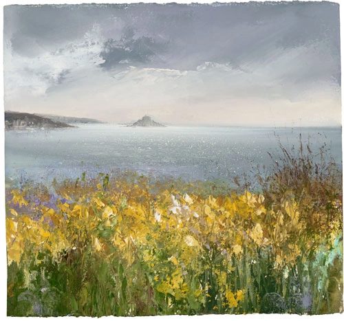 Silver light in Mounts Bay by Amanda Hoskin