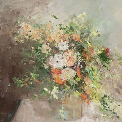 Autumn Flowers from the Garden by Amanda Hoskin