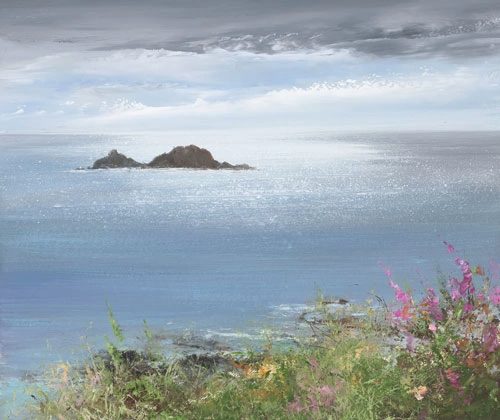 Vibrant Light at Cape Cornwall by Amanda Hoskin