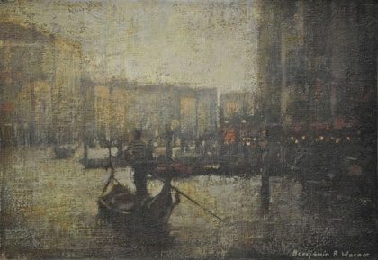 Looking from Rialto Bridge by Benjamin Warner