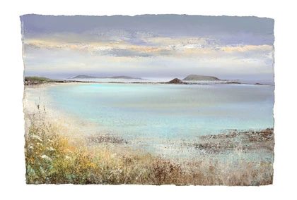 On the beach Tresco by Amanda Hoskin