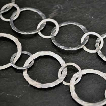 Handmade jewellery - Earings from £45 Bracelets and bangles from £85 Necklaces from£140 by Annie Wilson