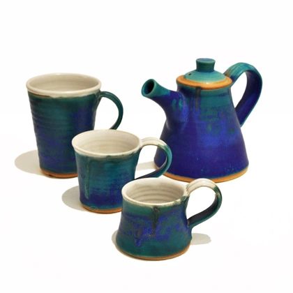 Teapot and mugs - £41 / £ 15.50 (from) by Bryony Rich