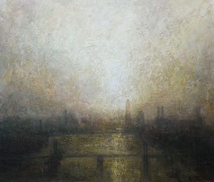 Dawn Towards Battersea Power Station by Benjamin Warner