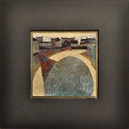 Tile panel framed by Lindsey Walsh
