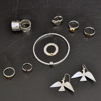 Silver / 9ct gold Rings from £115 Bangles from £75 by Jack Trowbridge