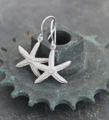 Starfish swing hooks - Earings from £82 by Fay Page