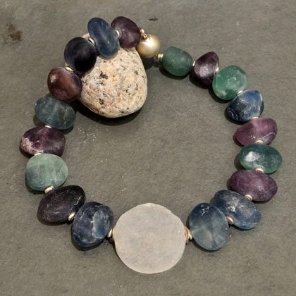 Semi-precious stones with silver necklaces from £165 by Tessa Sambrook