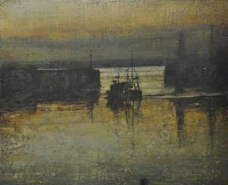 Early Morning Return, Newlyn by Benjamin Warner