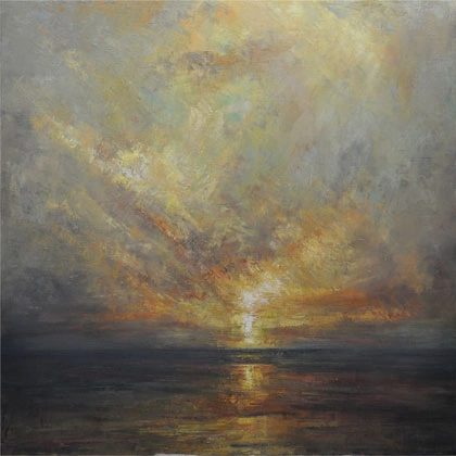 Sunset, Marazion by Benjamin Warner