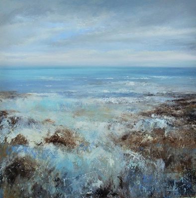 Summer seas, Sennen by Amanda Hoskin