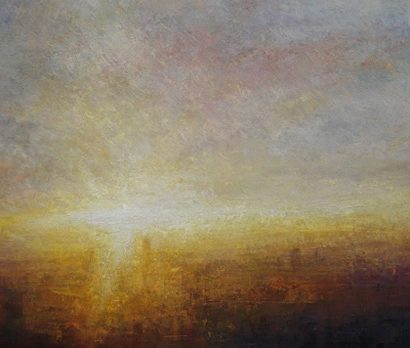 Winter Sunset, Towards Battersea by Benjamin Warner