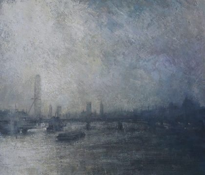 December Morning, London Eye by Benjamin Warner