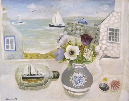 Ship in a bottle by Sarah Bowman