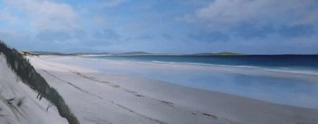 Beach walk between showers by Nicola Wakeling