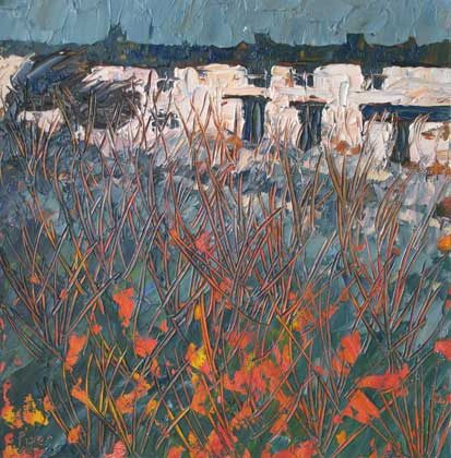 Winter terrace by John Piper