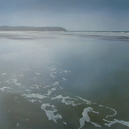 Receding tide, Woolacombe by Nicola Wakeling
