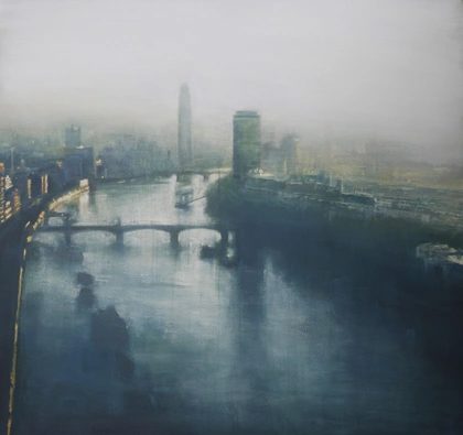 Morning mist, Thames by Benjamin Warner